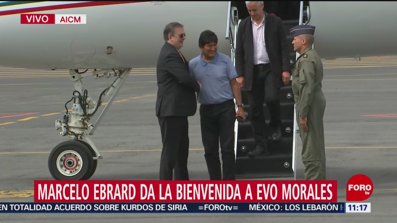 Evo Morales, expresidente de Bolivia, llega a México