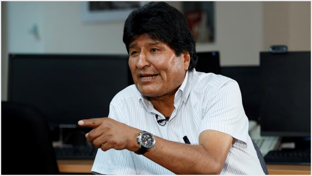 Foto: Evo Morales compartió su sentir por lo que se vive en Bolivia, 17 de noviembre de 2019 (EFE)