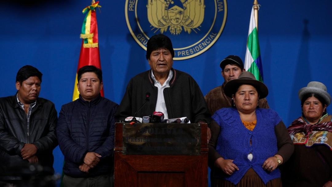 Evo Morales solo aparece en redes tras renunciar a presidencia de Bolivia