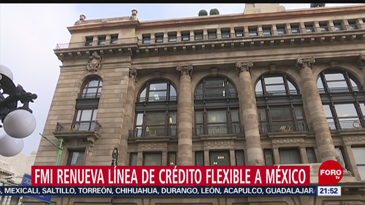 Foto: Fmi Renueva México Crédito Millones Dólares 25 Noviembre 2019