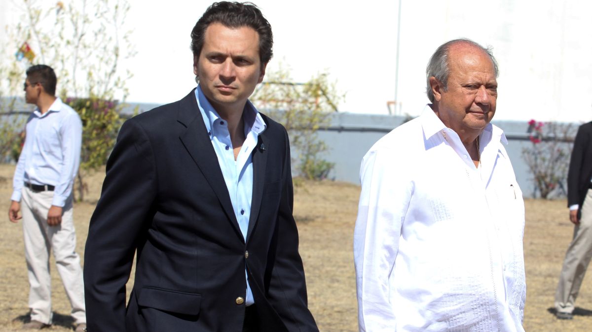 Foto: Exlíder sindical petrolero, Carlos Romero Deschamps, y el exdirector de Pemex, Emilio Lozoya. Cuartoscuro
