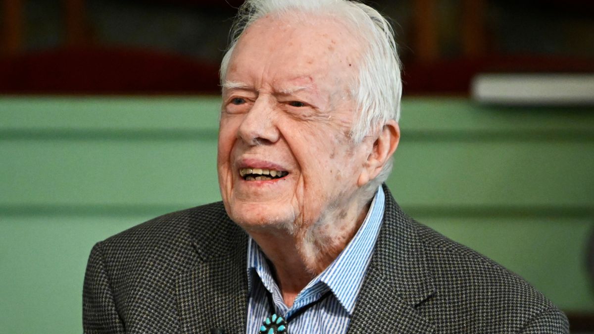 Foto: Jimmy Carter, expresidente de Estados Unidos. AP