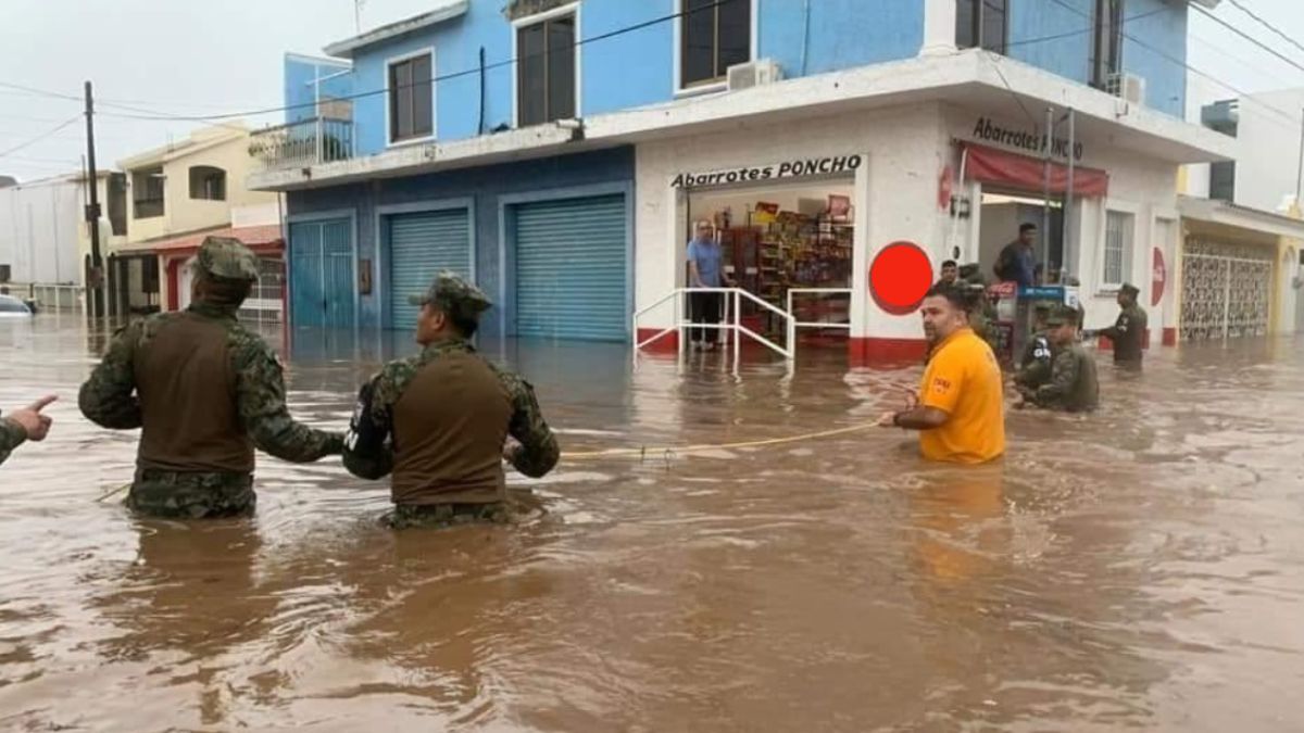 Fotos y videos: Mazatlán se inunda por fuertes lluvias