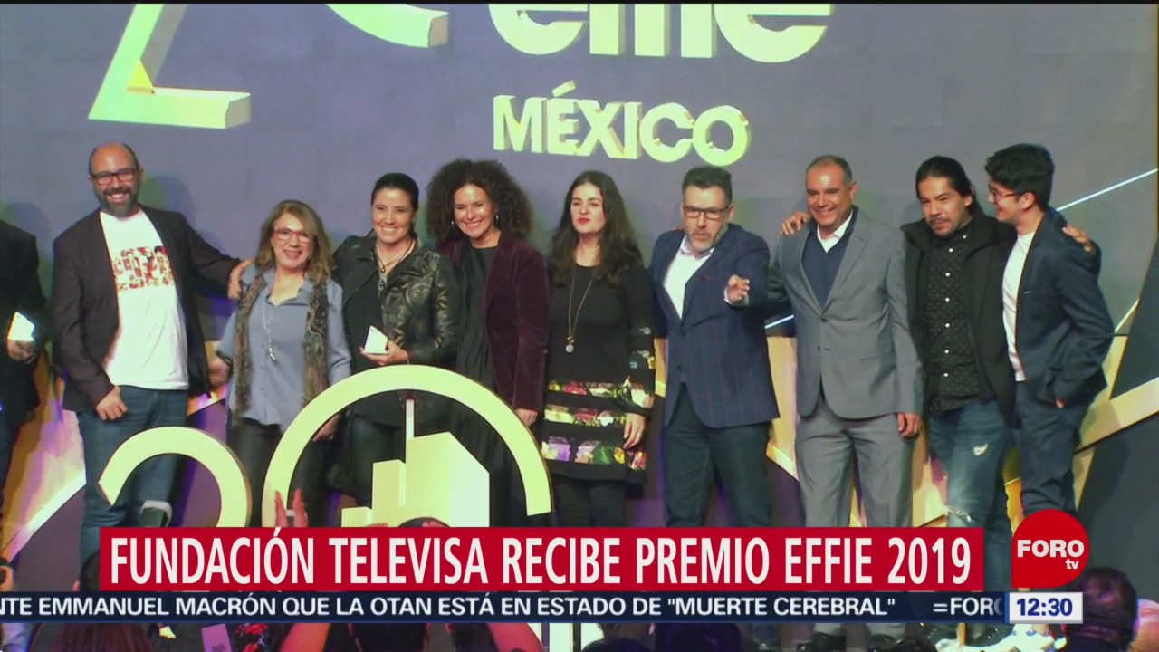 Fundación Televisa recibe el premio Effie 2019