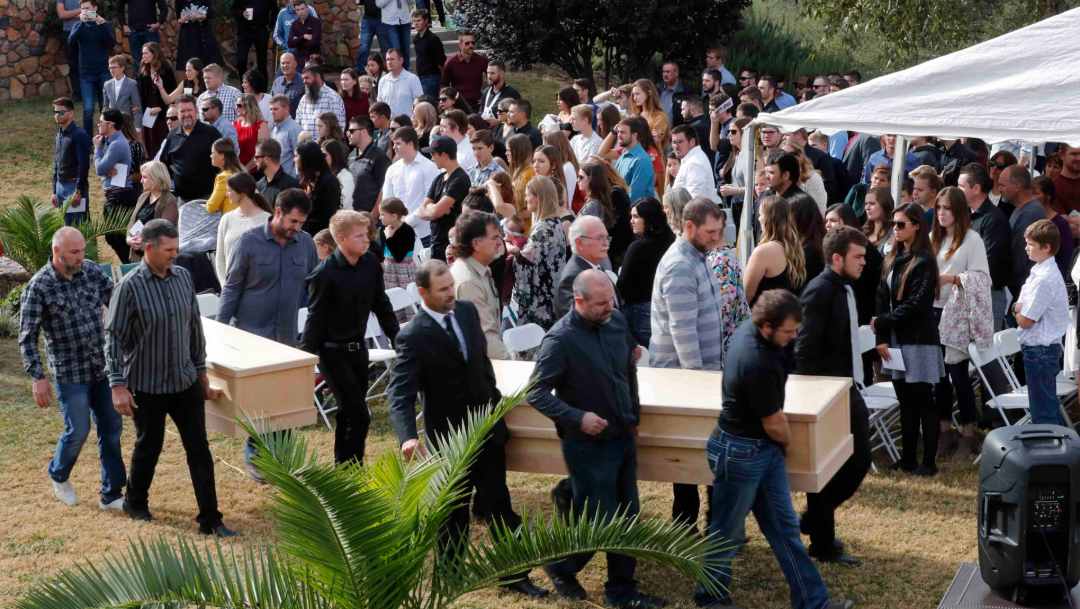 Foto: Los funerales se realizaron en el rancho "La Mora" en presencia de familiares y amigos, el 7 de noviembre de 2019 (AP) 