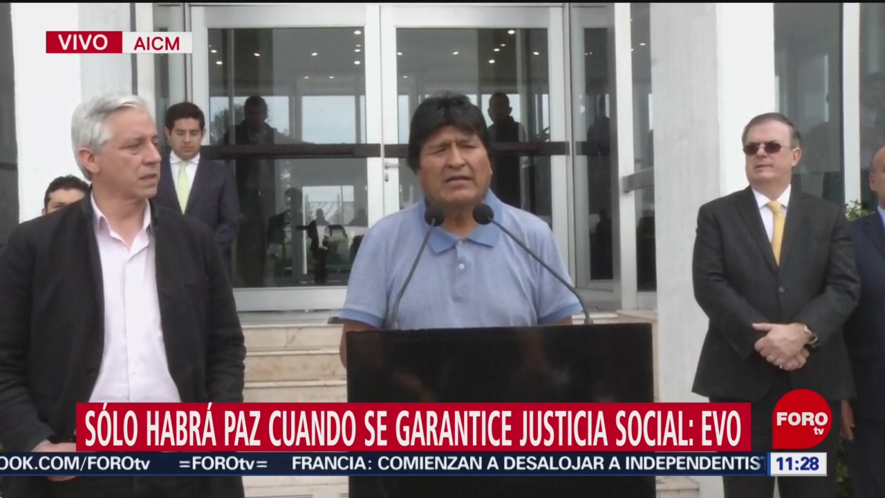 Gracias a México, me salvaron la vida, asegura Evo Morales