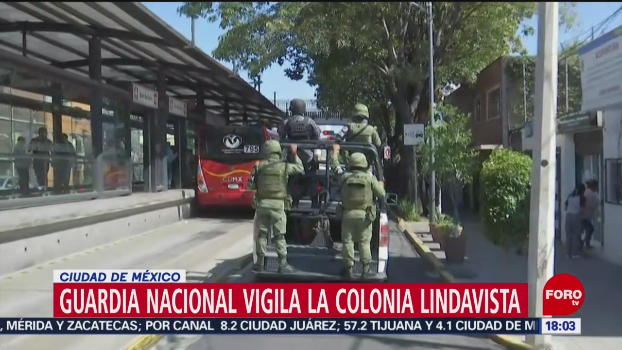 FOTO: Guardia Nacional Vigila Colonia Lindavista CDMX