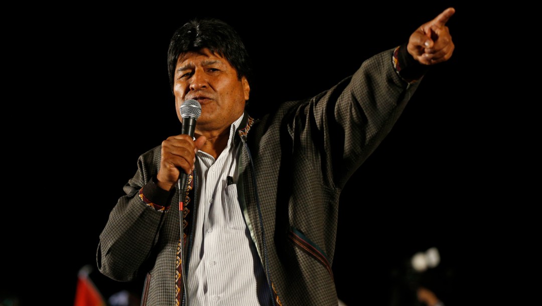 Foto: Helicóptero de Evo Morales sufre percance, 28 de octubre de 2019