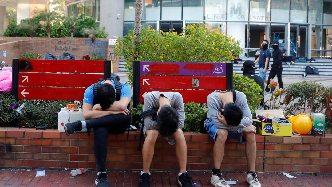 FOTO Hong Kong: Prohibición de usar máscaras es inconstitucional (Reuters)