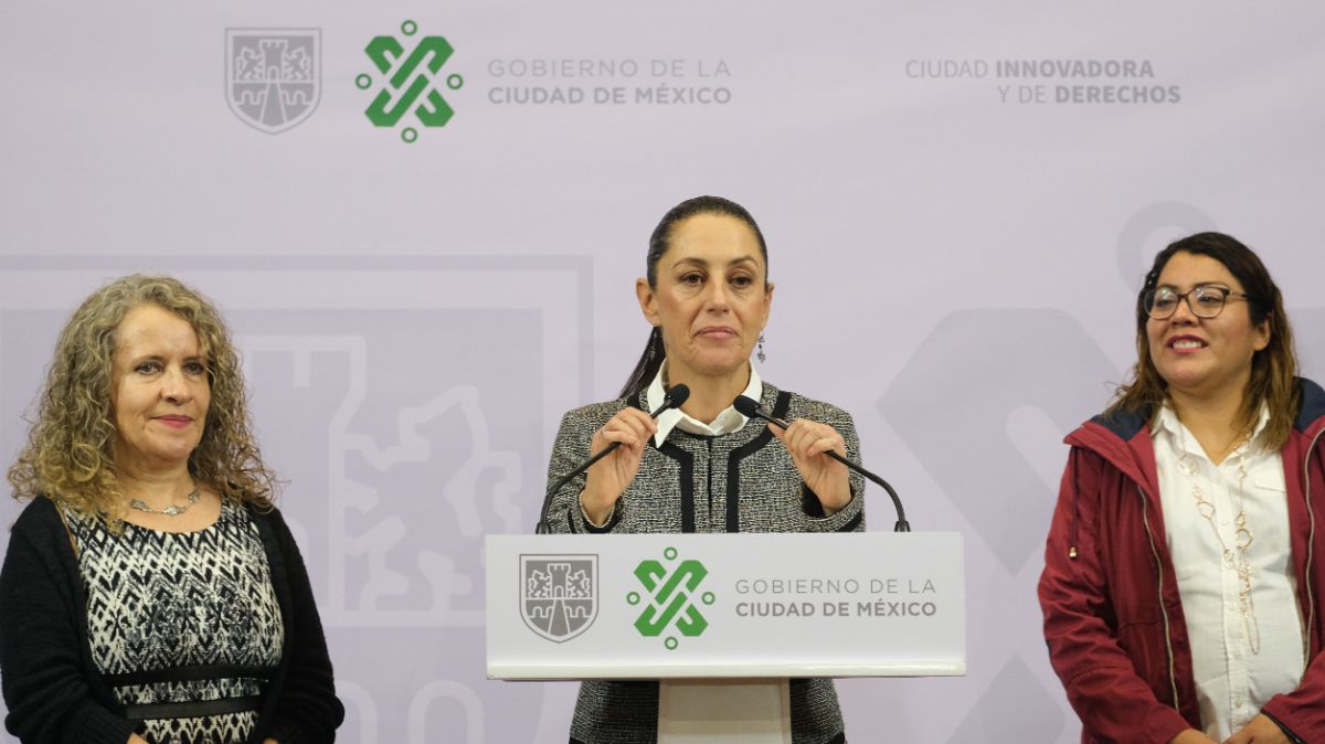 Claudia Sheinbaum, jefa de Gobierno de la CDMX.