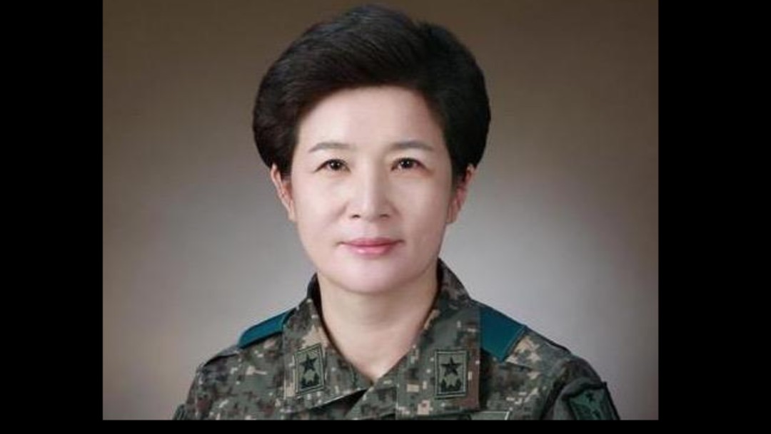 Foto: Kang Sun-young, primera generala en Corea del Sur