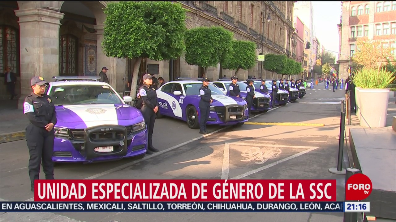 Foto: Unidad Especializada Género Ssc Cdmx Policías Mujeres CDMX, 28 Noviembre 2019
