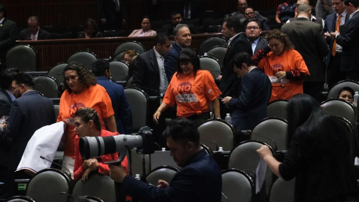 Foto: La Cámara de Diputados aprobó por unanimidad la llamada “Ley Oimpia”, el 26 de noviembre de 2019 (Cuartoscuro)