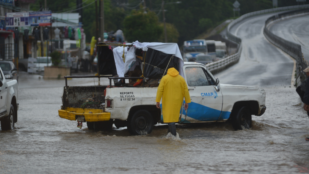 Foto: Debido a las intensas lluvias en los últimos días en municipios de Veracruz se registraron inundaciones, 9 noviembre 2019