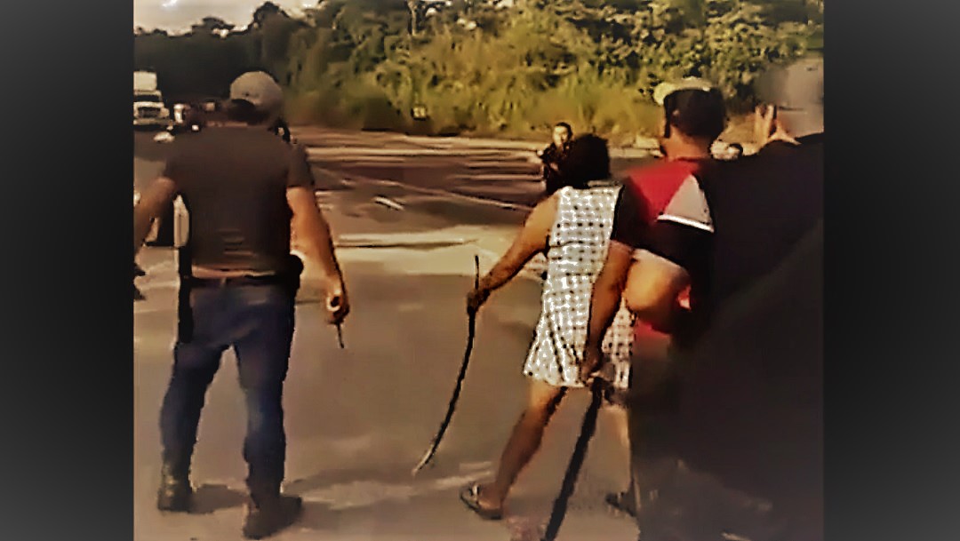 Video: Enfrentamiento entre policías y ‘Los Cara de Trapo’, en Huimanguillo, Tabasco