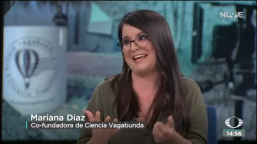 FOTO: Mariana Díaz habla de ‘Ciencia Vagabunda’, 15 noviembre 2019
