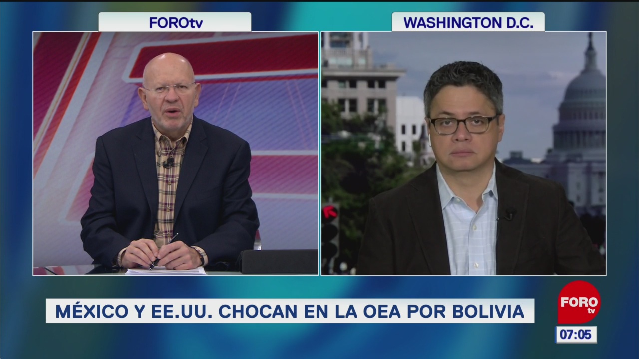 México y EU chocan en la OEA por Bolivia
