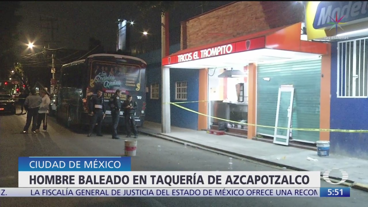 Muere hombre dentro de taquería en Azcapotzalco, CDMX