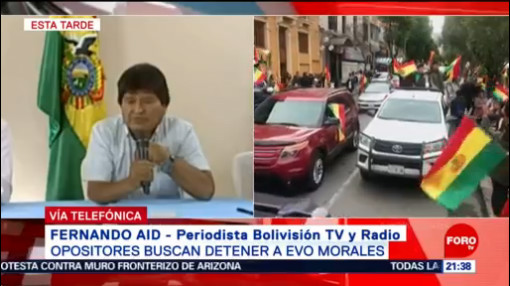 FOTO: ¿Opositores Buscan Detener A Evo Morales?, 10 noviembre 2019