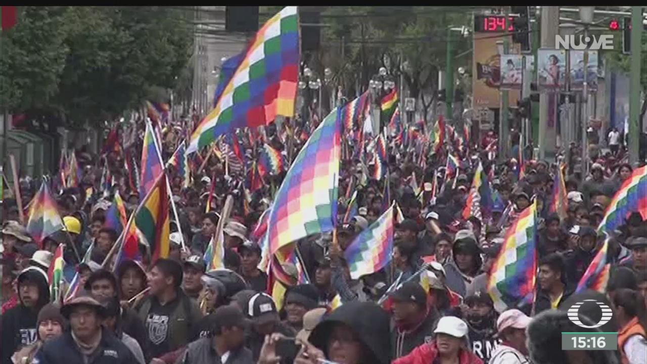FOTO: Partidarios Evo Morales no pudieron ingresar Congreso Bolivia