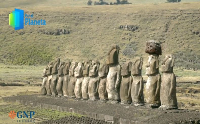 Por el Planeta: Plataforma ceremonial en Rapa Nui