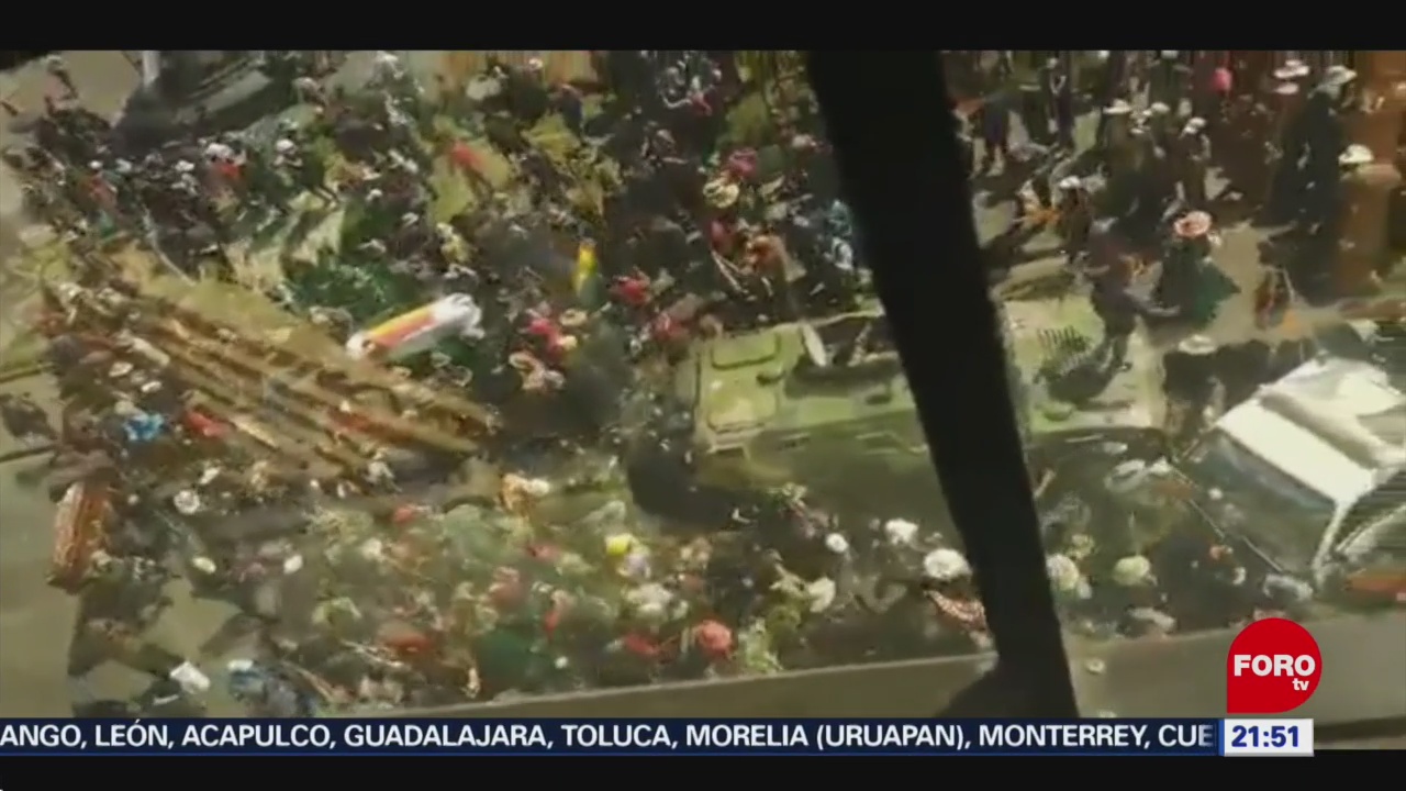 Foto: Video Policías Disparan Manifestantes Bolivia 21 Noviembre 2019