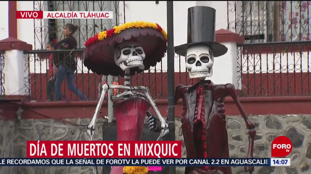 FOTO: Preparan alumbrada Día de Muertos Mixquic,