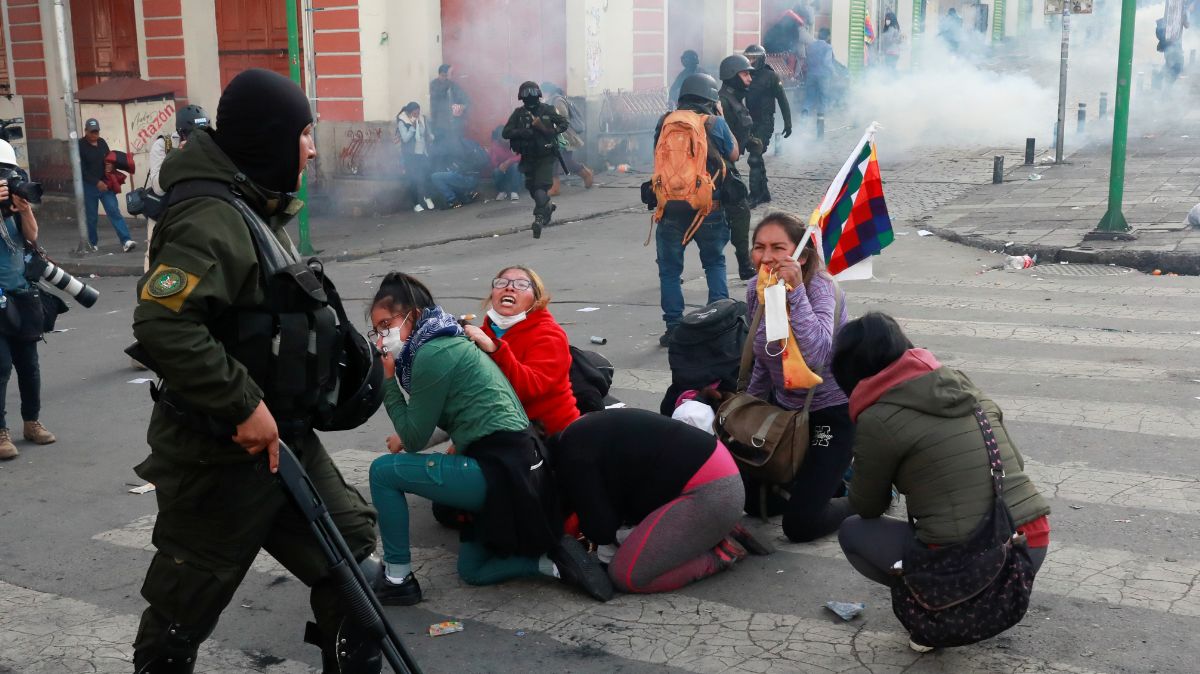 Protestas en Bolivia.