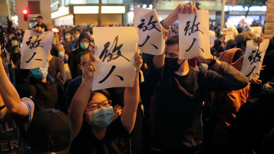 Foto: Jefa del Ejecutivo de Hong Kong admite derrota electoral