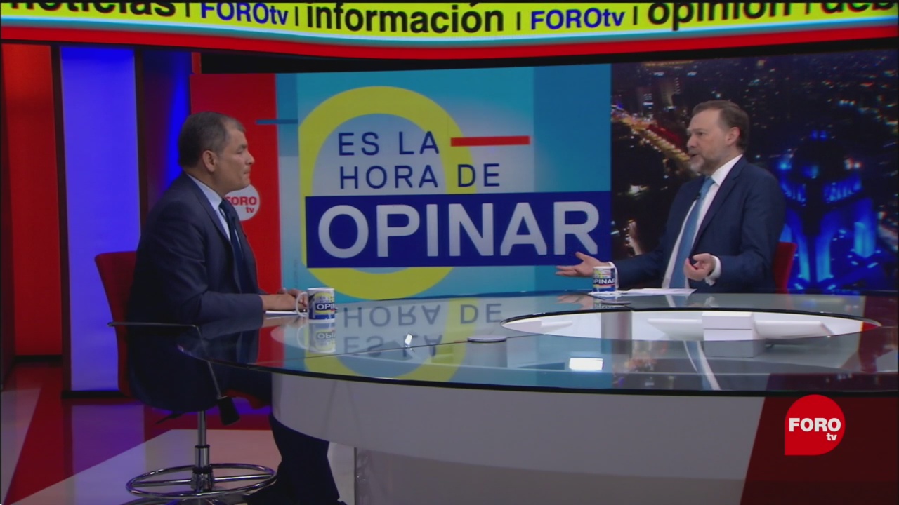 Foto: Rafael Correa Expresidente Ecuador Socialismo Siglo Xxi 5 Noviembre 2019