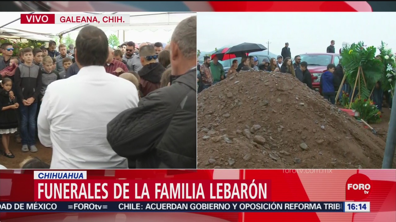 FOTO: Realizan funerales familia LeBarón Chihuahua
