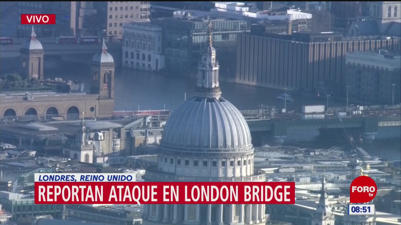 Reportan ataque en London Bridge