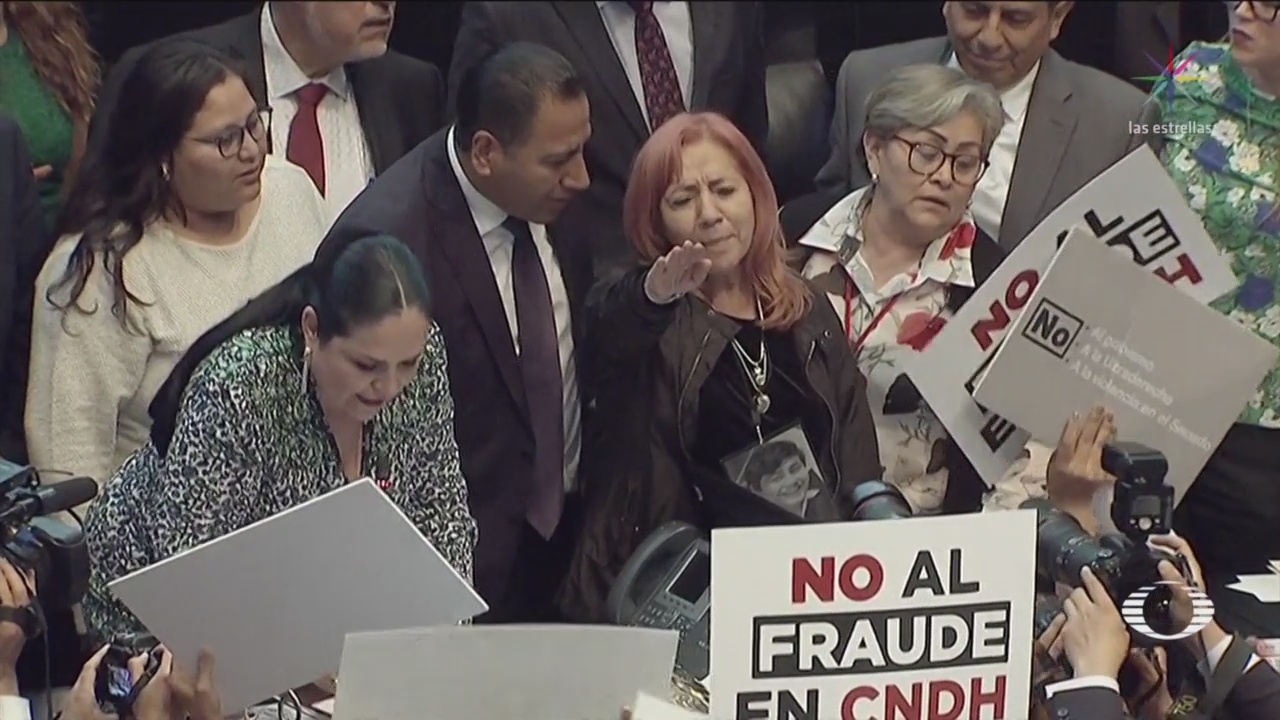 FOTO: Rosario Piedra rinde protesta como presidenta de la CNDH, 12 noviembre 2019