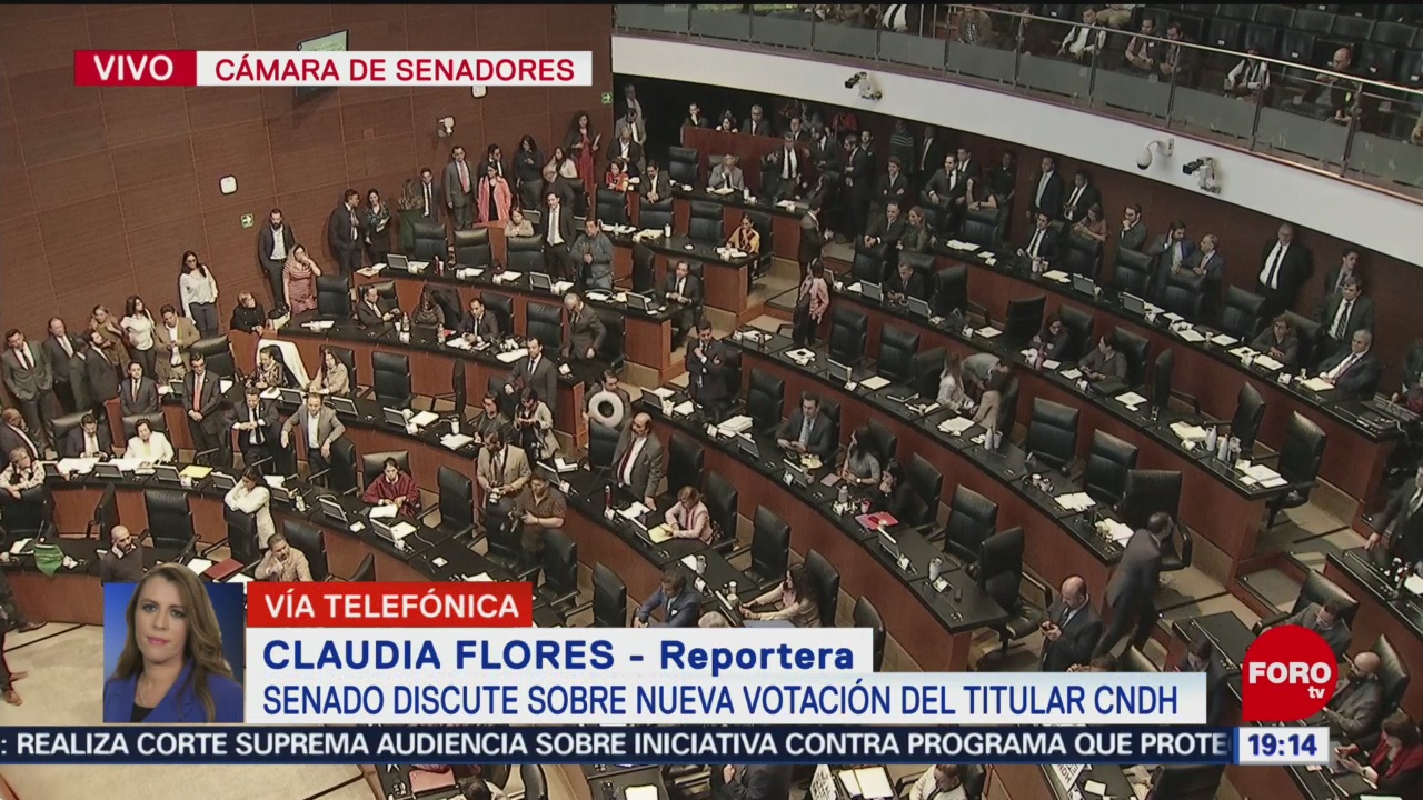 FOTO: Senado no repetirá votación para elegir presidente de la CNDH, 12 noviembre 2019