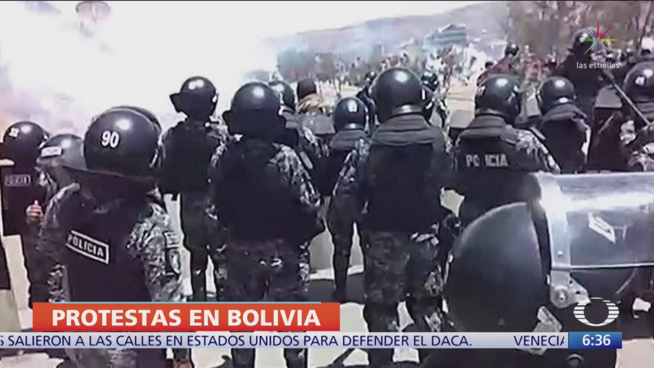 Sigue tensión en calles de Bolivia