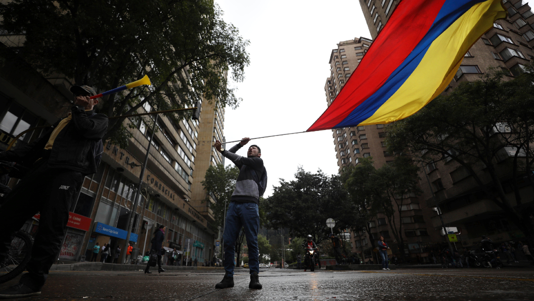 FOTO Sindicatos llaman a nuevo paro en Colombia este jueves (AP)