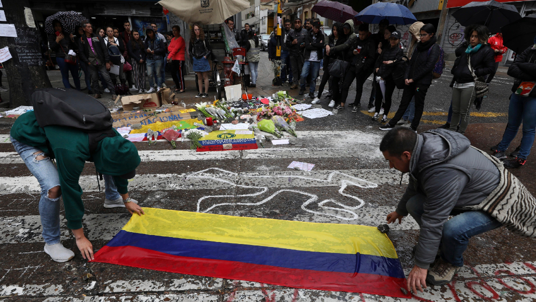 Sindicatos llaman a nuevo paro en Colombia este jueves (AP bogota 26 noviembre 2019)