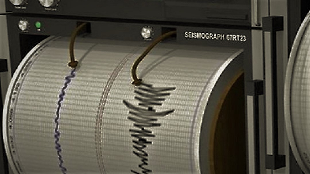 Fotografía de un sismógrafo. (Noticieros Televisa)