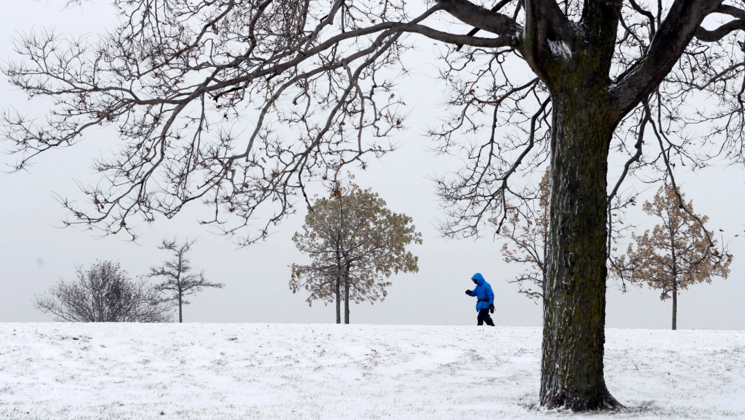 FOTO Tormenta invernal congela a Estados Unidos, el frío se extiende hasta Texas; en la imagen, calles de Chicago (AP)