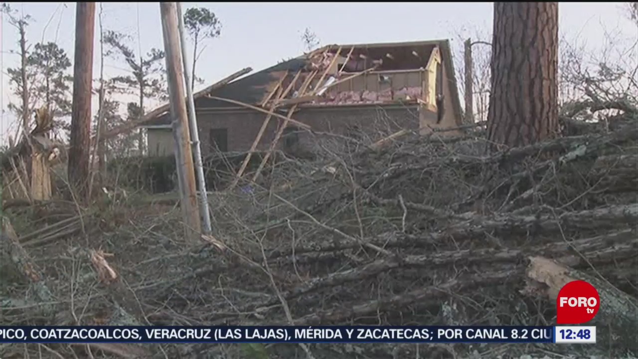 Tornado destruye decenas de viviendas en Louisiana y Mississippi
