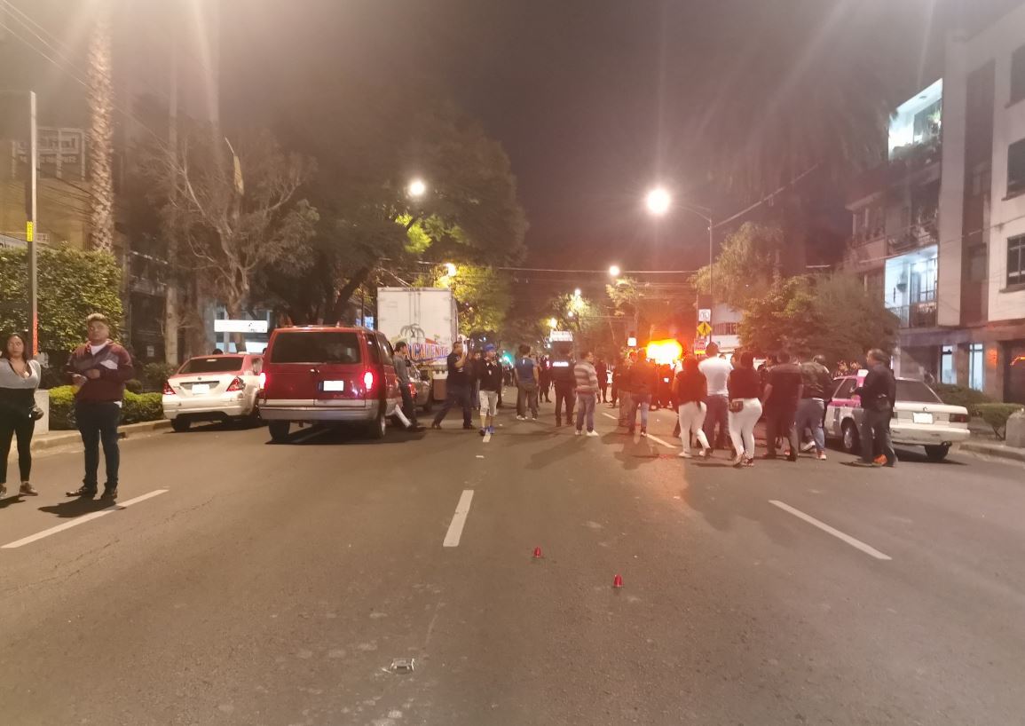 Balacera en persecución de tráiler deja 2 heridos en la Narvarte, CDMX
