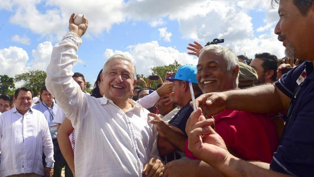 Foto: AMLO en la península de Yucatán , 9 de noviembre de 2019, (Presidencia)