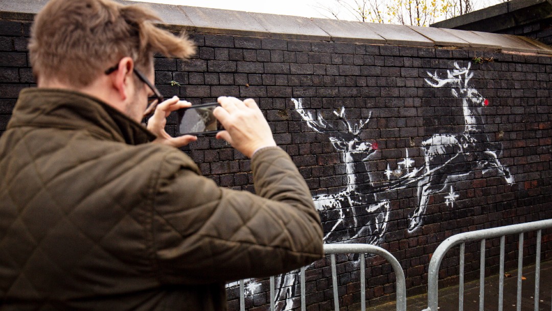 Banksy nuevo mural navidad