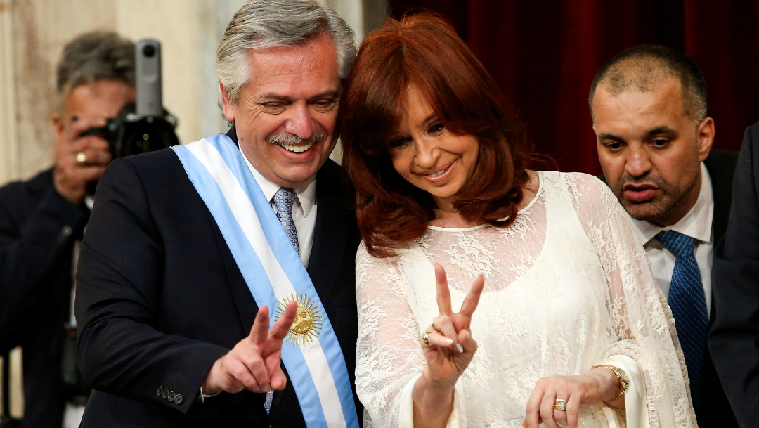 FOTO Alberto Fernández asume como presidente de Argentina, Cristina Fernández como vicepresidenta (Reuters)