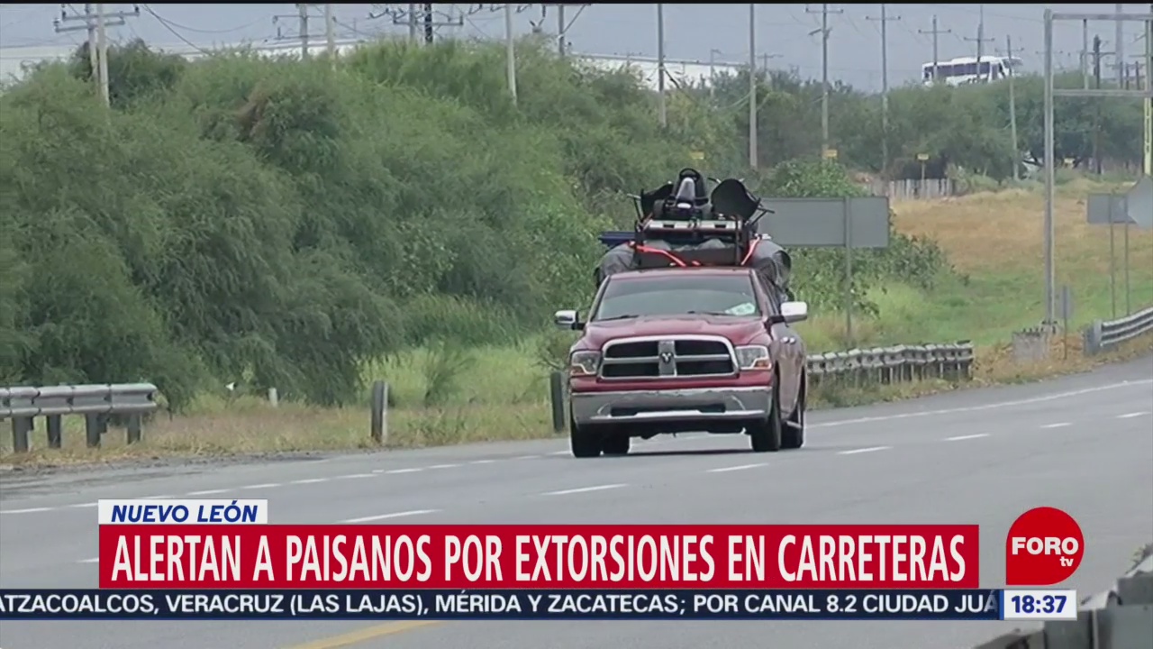 FOTO: Alertan Paisanos Por Extorsiones Carreteras