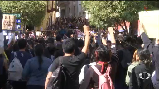 Foto: Alumnos Universidad Guanajuato Protestas Feminicidio Ana Daniela 5 Diciembre 2019V