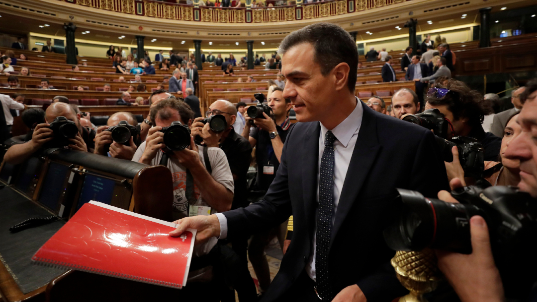 Foto: Rey de España designa a Pedro Sánchez como candidato a presidente, 11 de diciembre de 2019 (AP, archivo)