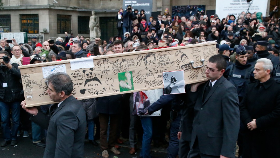 Foto: Atentado contra Charlie Hebdo, en París
