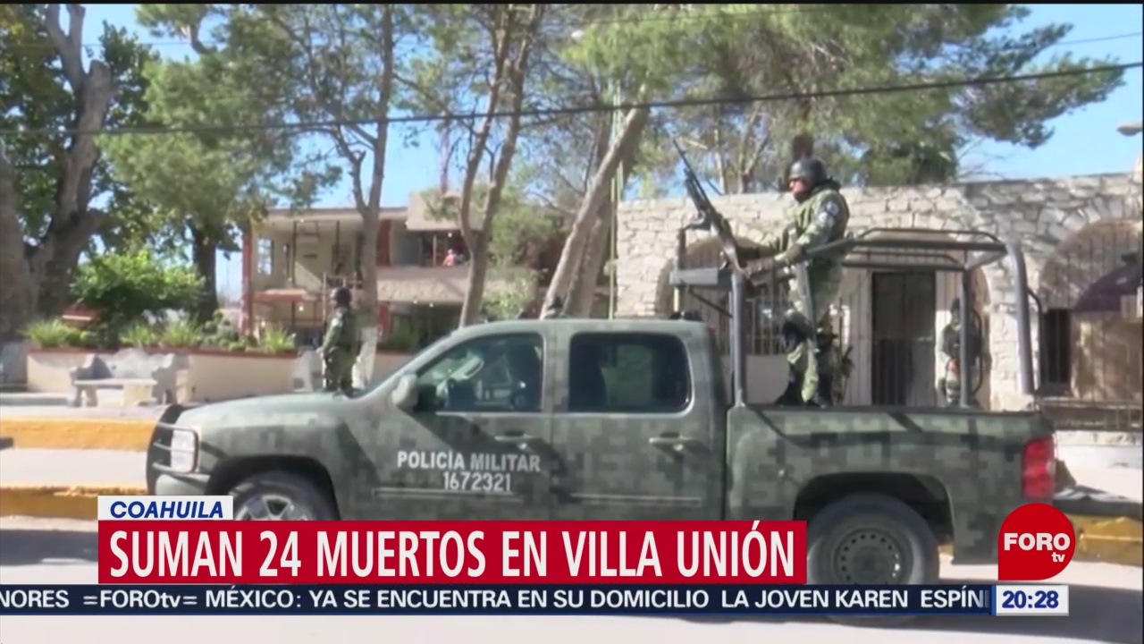 Foto: Aumenta 24 Número Muertos Enfrentamiento Villa Unión 4 Diciembre 2019