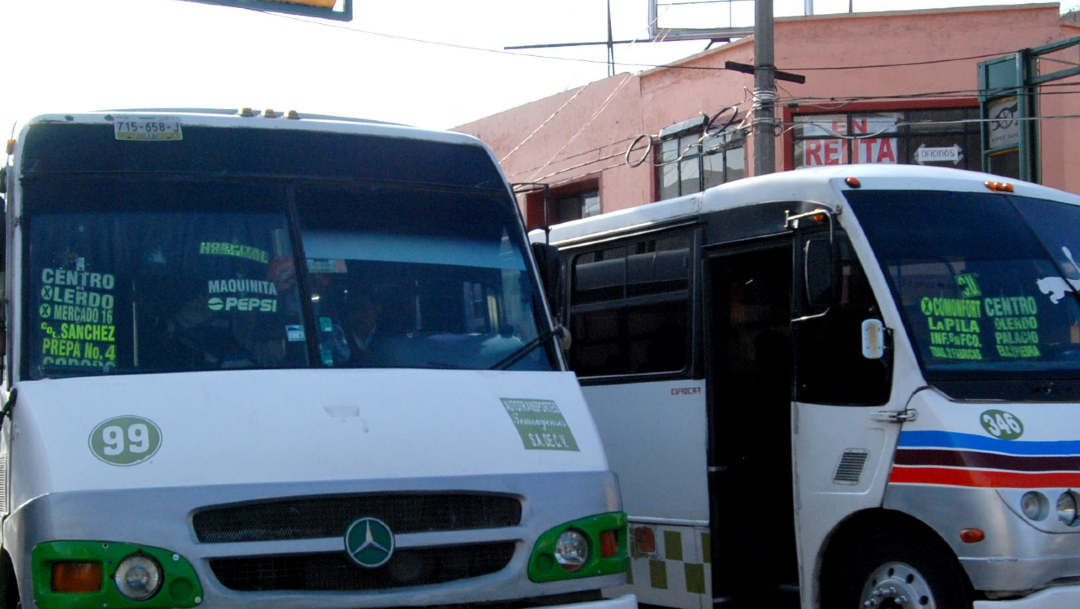 FOTO Edomex aprueba aumento a transporte público, costará 12 pesos (Twitter)